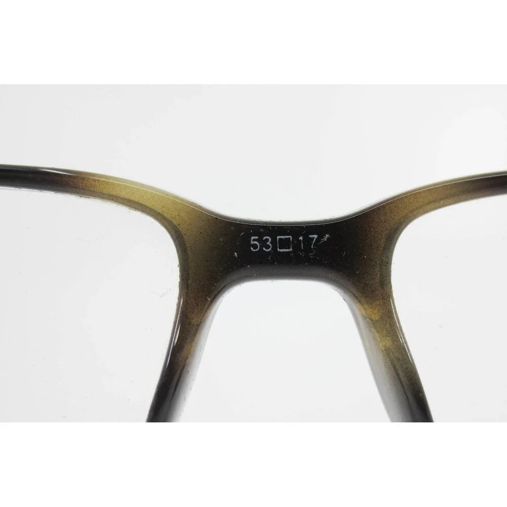 MP 20208 Havana Tortoise Rectangular Eyeglass Frames 53-17-140 Olive Brown